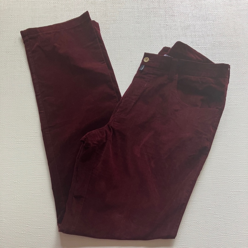 Neiman Marcus corduroy  burgundy color size 54 (40x34)